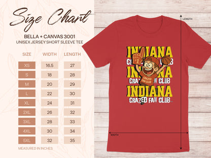 Indiana Crazed Fan Club Unisex Jersey Short Sleeve Tee product