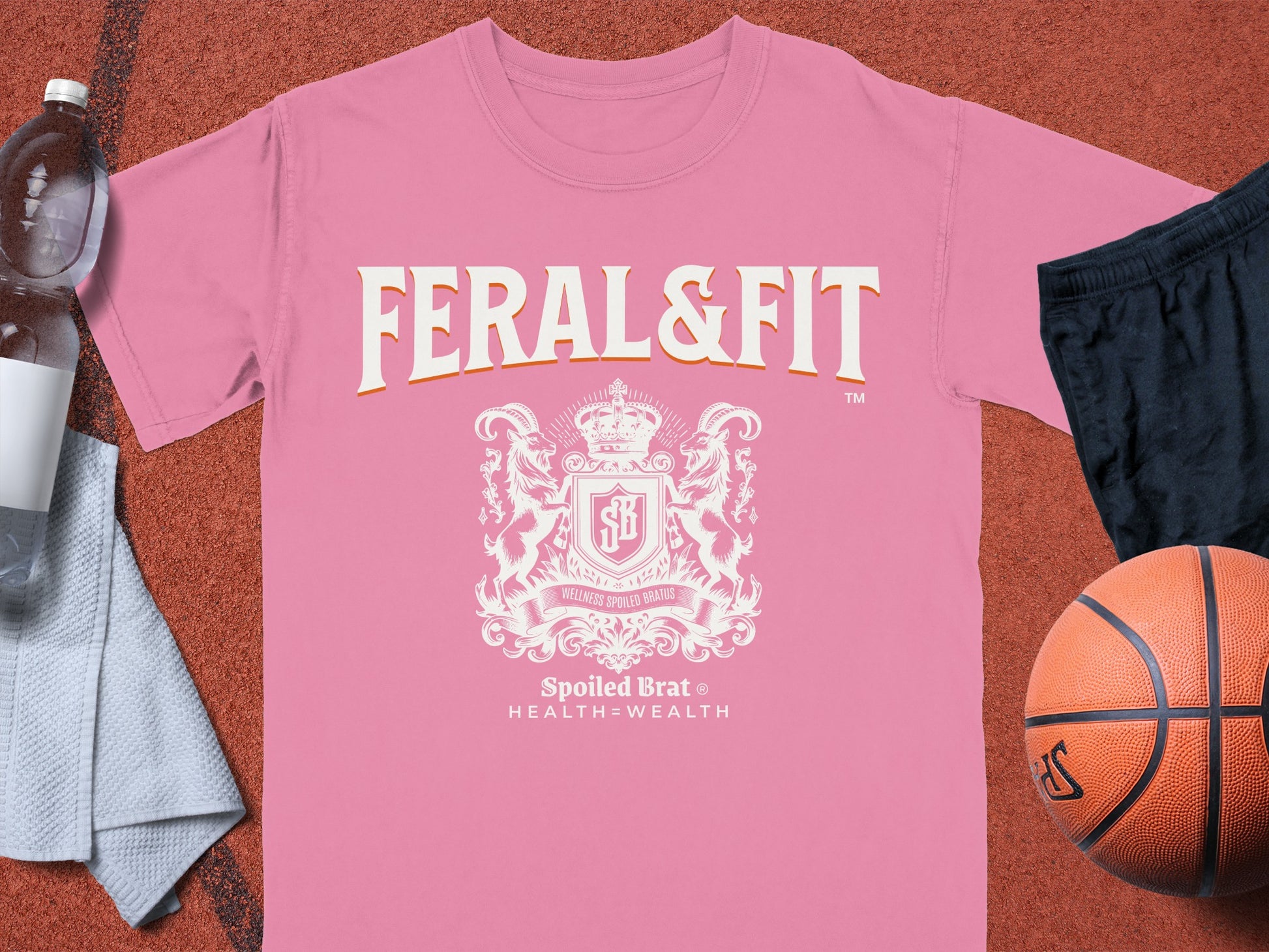 Feral & Fit Spoiled Brat Health Wealth T-shirt product