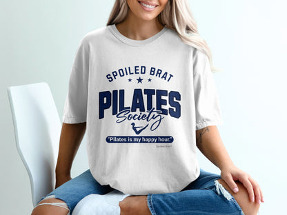 Spoiled Brat Pilates Society Happy Hour T-Shirt product type