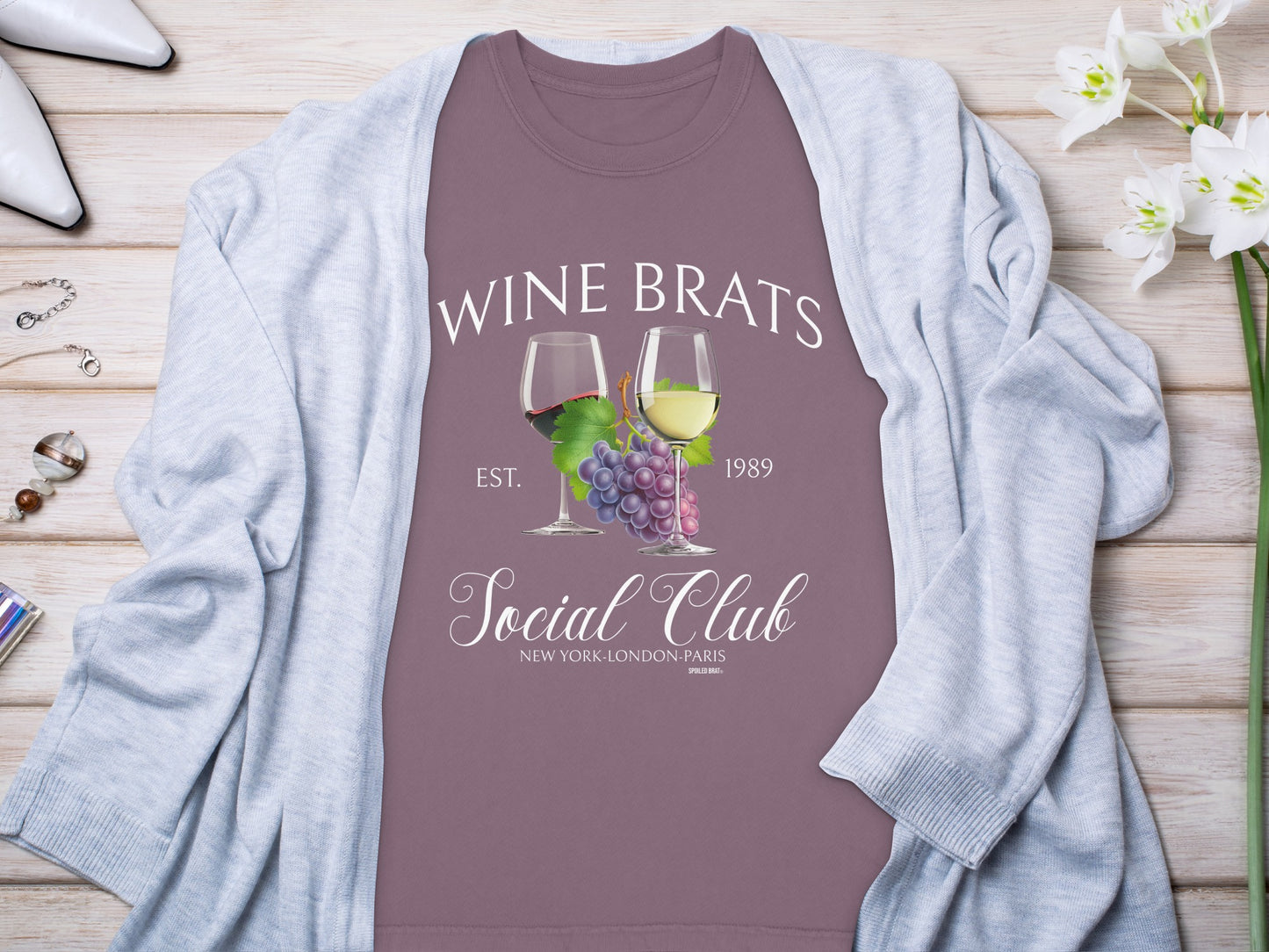 Wine Brats Social Club Est. 1989 Graphic T-shirt product
