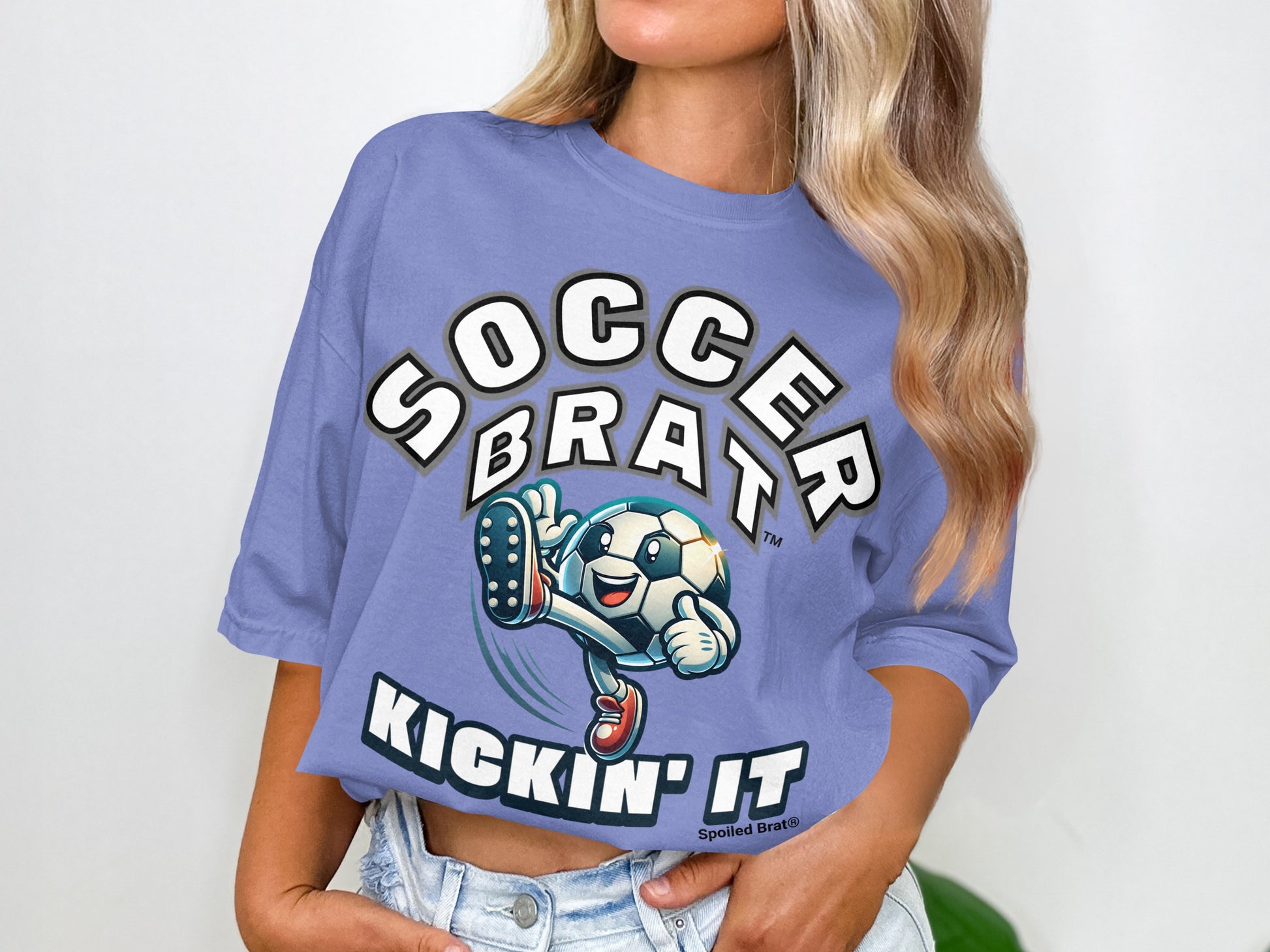 Soccer Brat Kickin' It Spoiled Brat Shirt