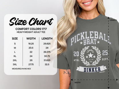 Pickleball Brat Dinker Heavyweight Adult Tee product