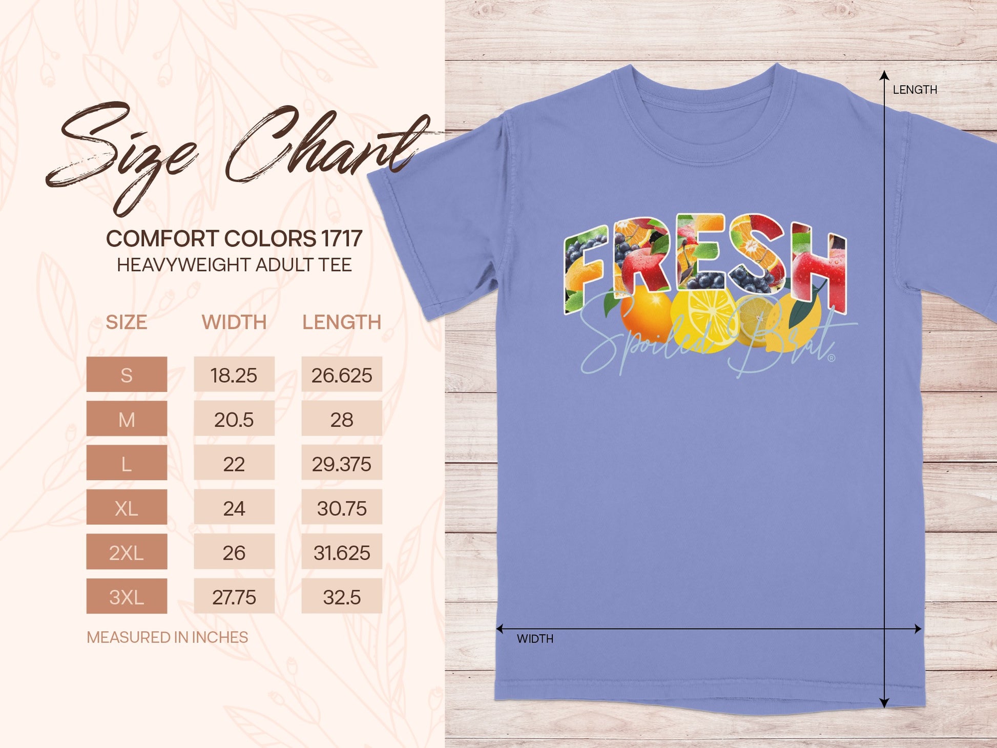 Fresh Citrus Print Graphic Tee shirt product type