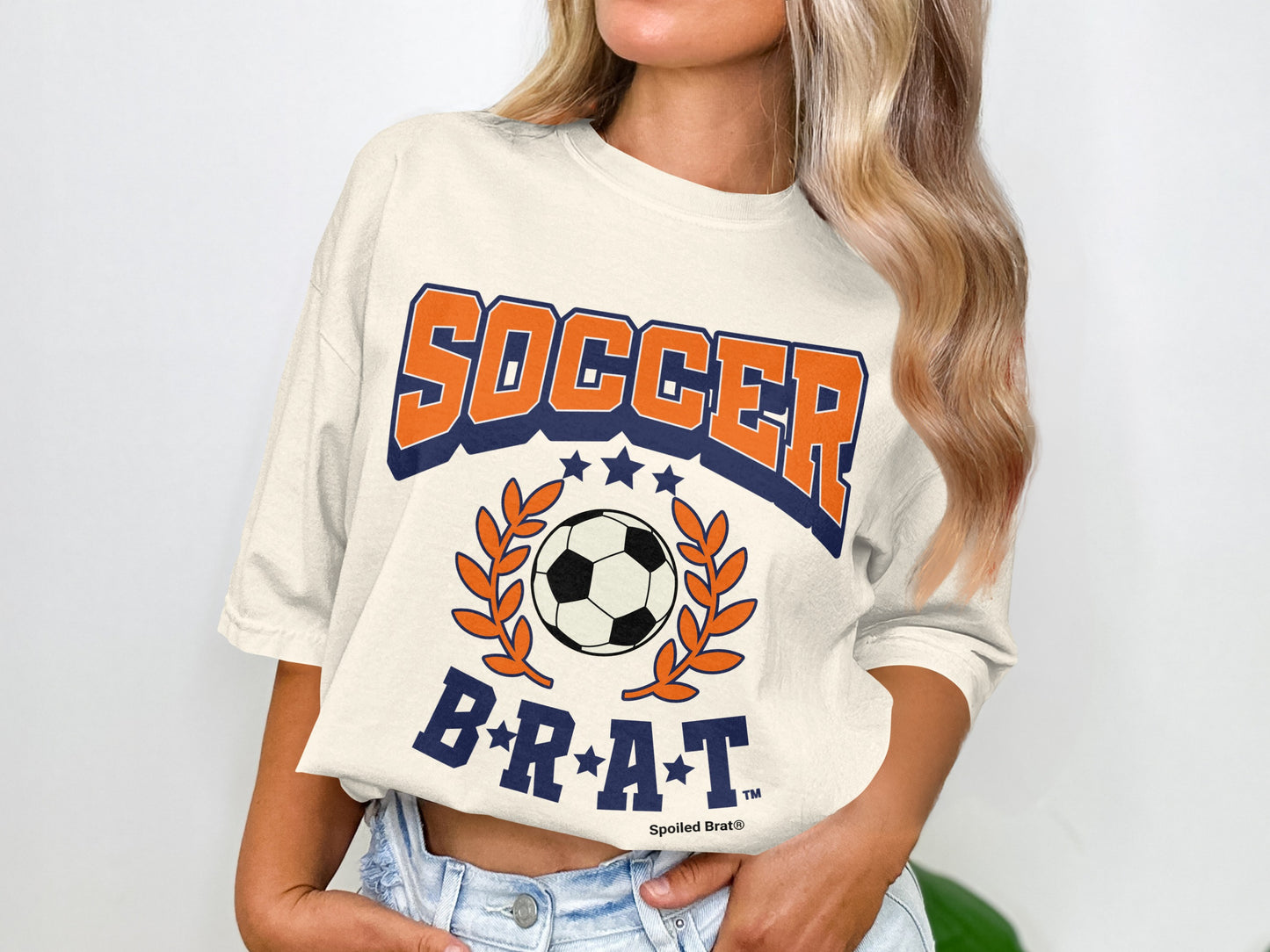 Soccer B-R-A-T Spoiled Brat Graphic T-shirt
