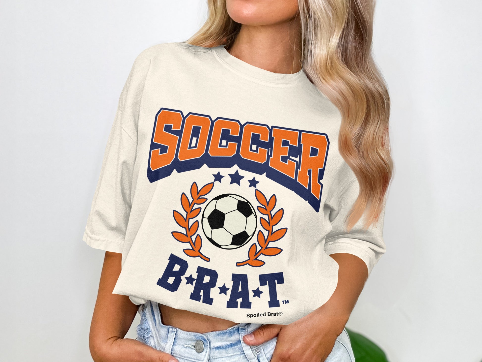 Soccer B-R-A-T Spoiled Brat Graphic T-shirt