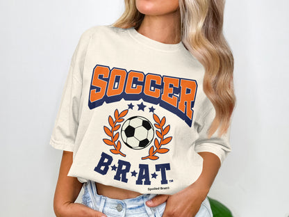 Soccer B-R-A-T Spoiled Brat Graphic T-shirt