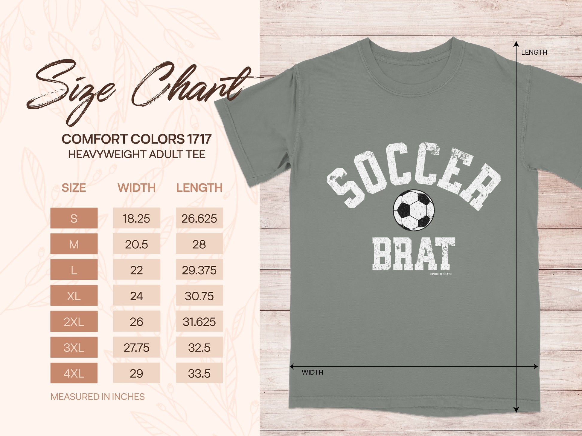 Soccer Brat Heavyweight Adult Tee Soccer Graphic Shirt