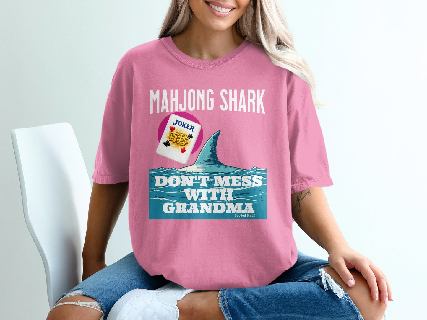 Mahjong Shark Don't Mess With Grandma product type