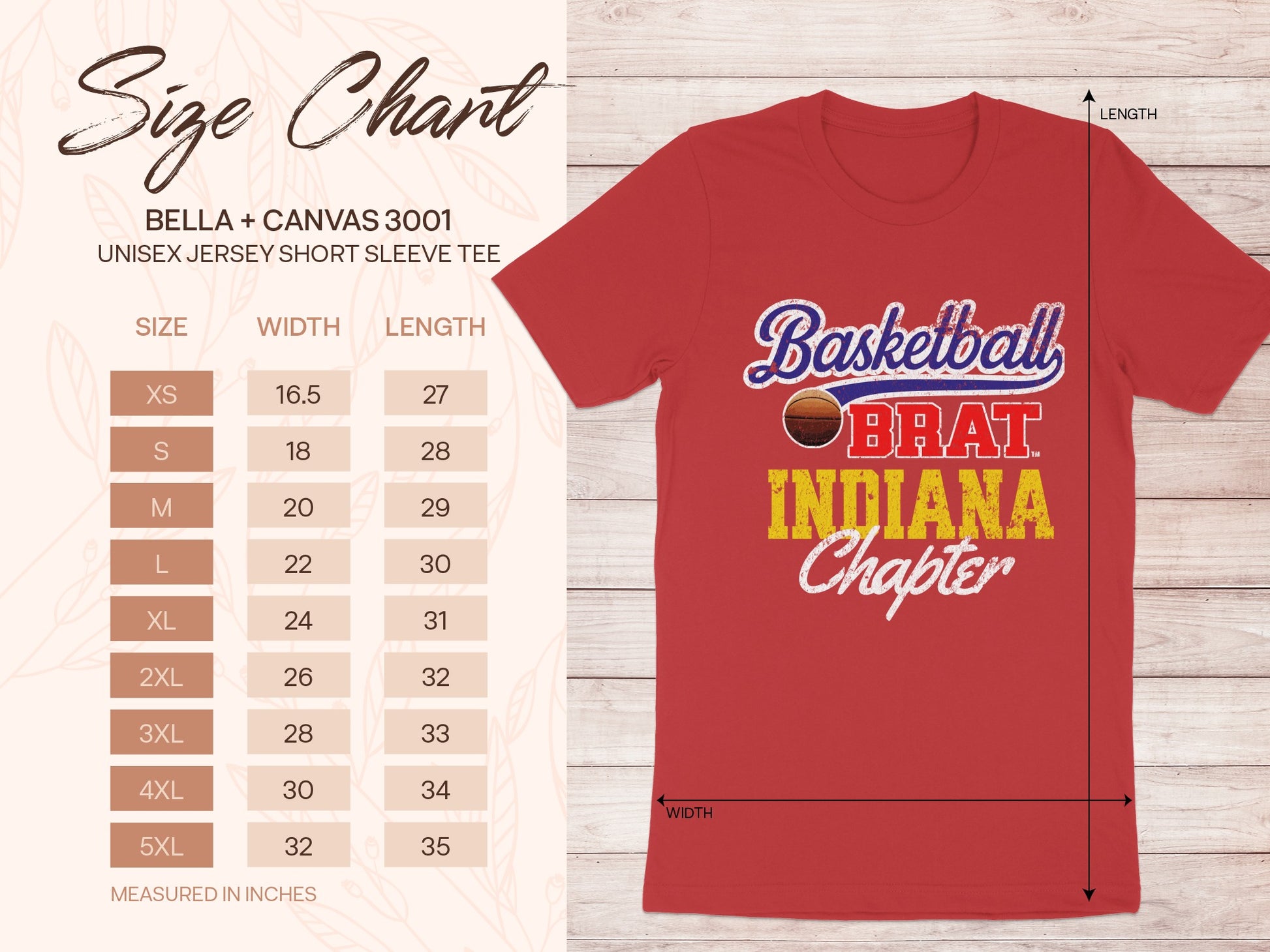 Basketball Brat Indiana Chapter Graphic Tee product