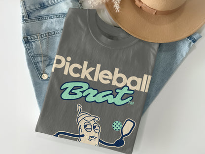 Pickleball Brat Graphic Tee for Casual Wear