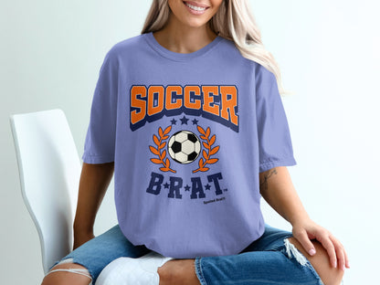 Soccer Brat Graphic Tee Perfect for Soccer Lovers