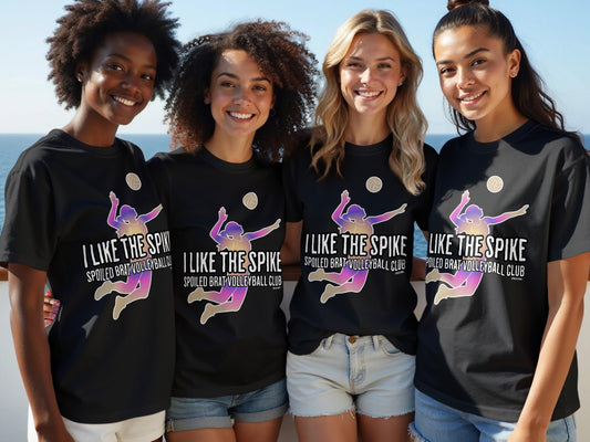 I Like The Spike Spoiled Brat Volleyball Club Shirt product type