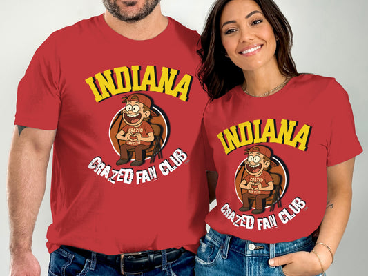 Indiana Crazed Fan Club Graphic Tee Shirt product type