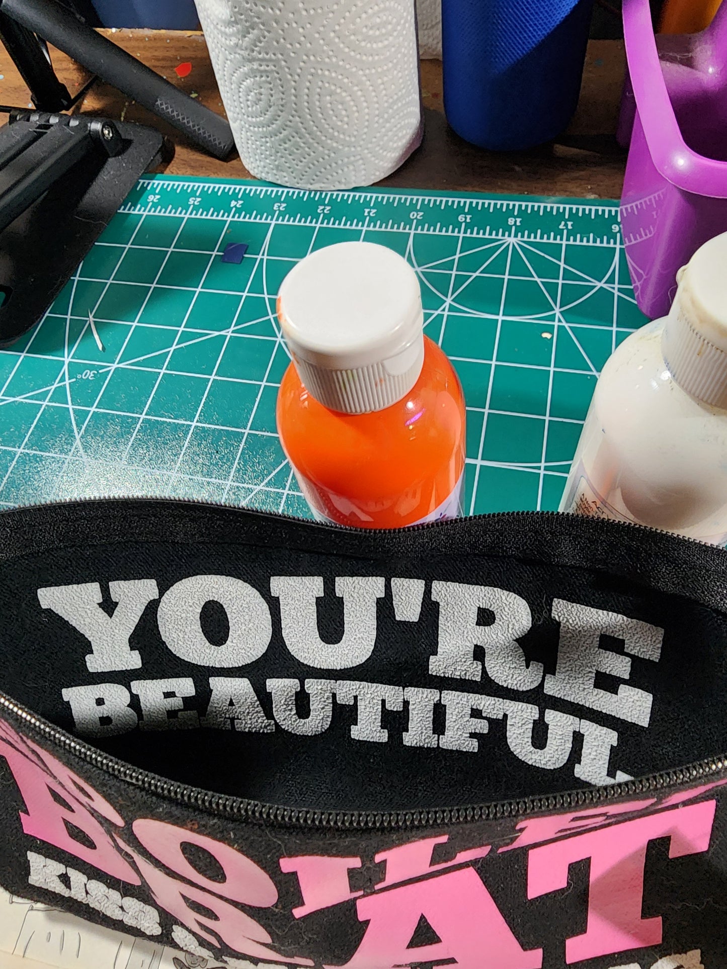 Spoiled Brat Kiss & Makeup Bag