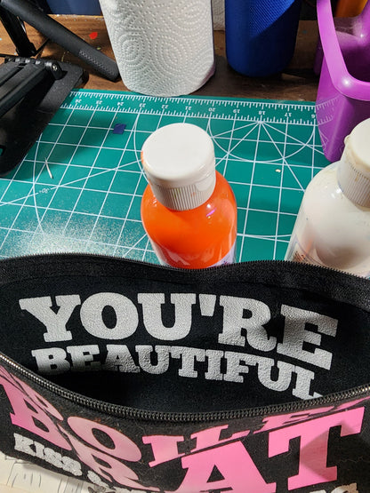 Spoiled Brat Kiss & Makeup Bag