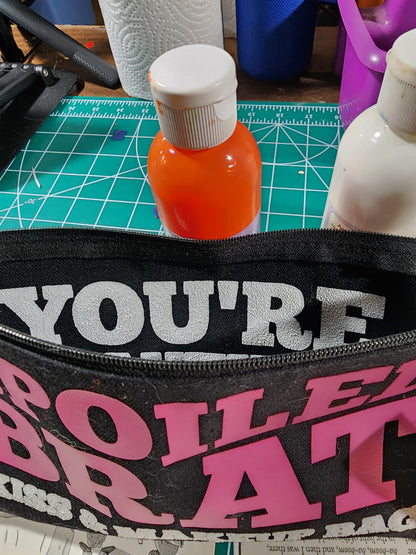 Spoiled Brat Kiss & Makeup Bag