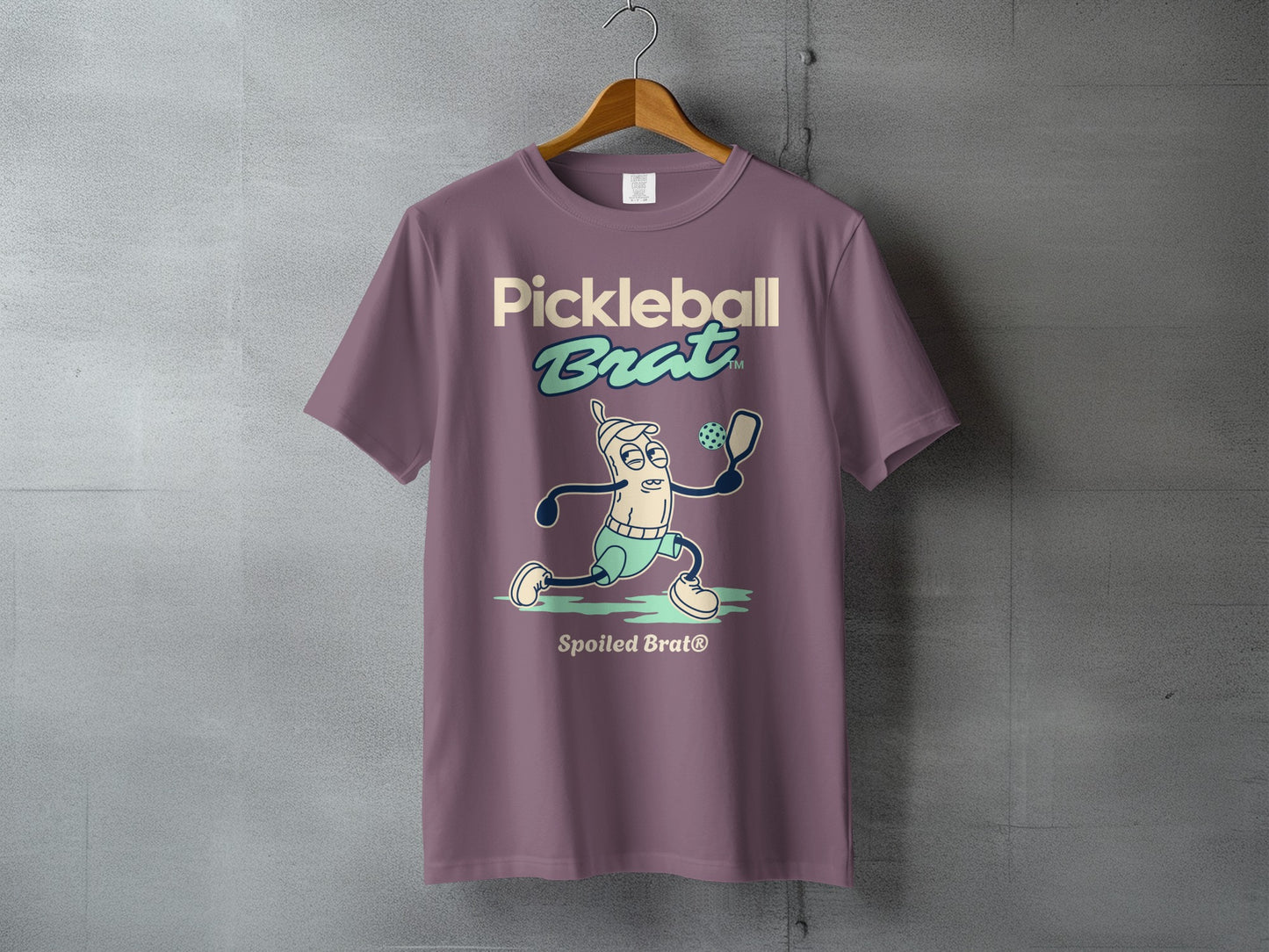 Pickleball Brat Spoiled Brat Graphic Tee