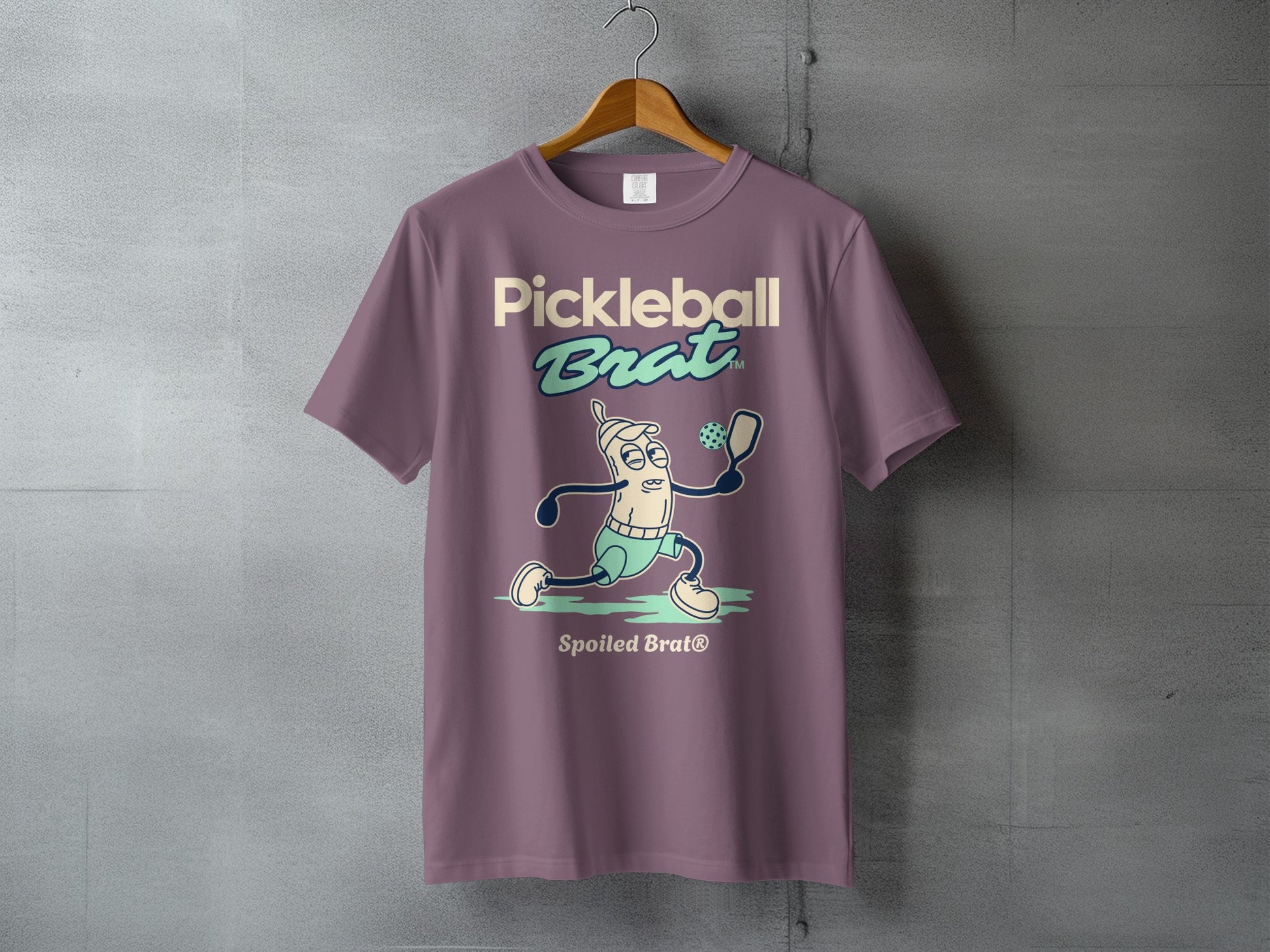 Pickleball Brat Spoiled Brat Graphic Tee