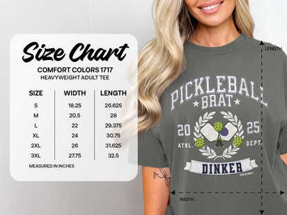 Pickleball Brat Dinker Graphic Tee shirt product