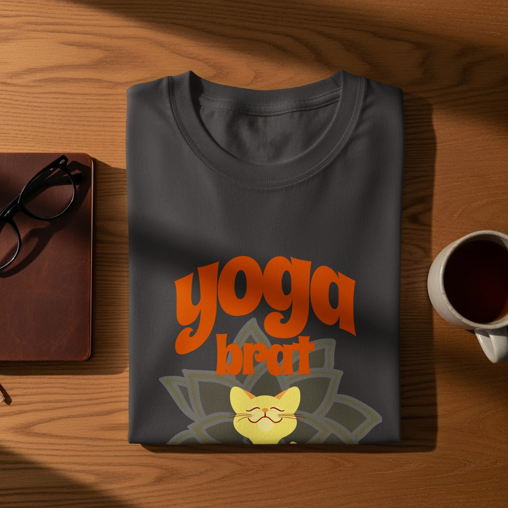 Yoga Brat Fun Graphic Tee Shirt product