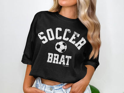 Soccer Brat Graphic Tee for Football Fans Shirt