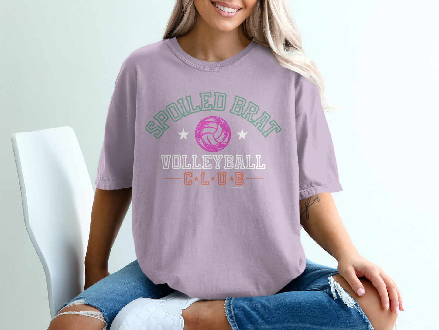 Spoiled Brat Volleyball Club Graphic T-Shirt product type