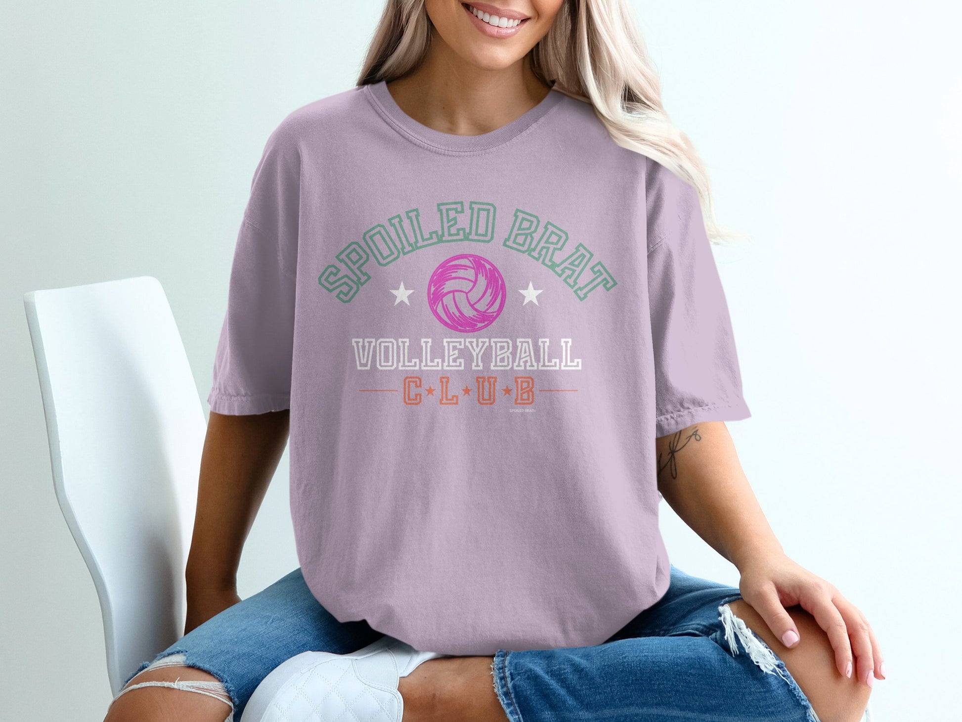 Spoiled Brat Volleyball Club Graphic T-Shirt product type