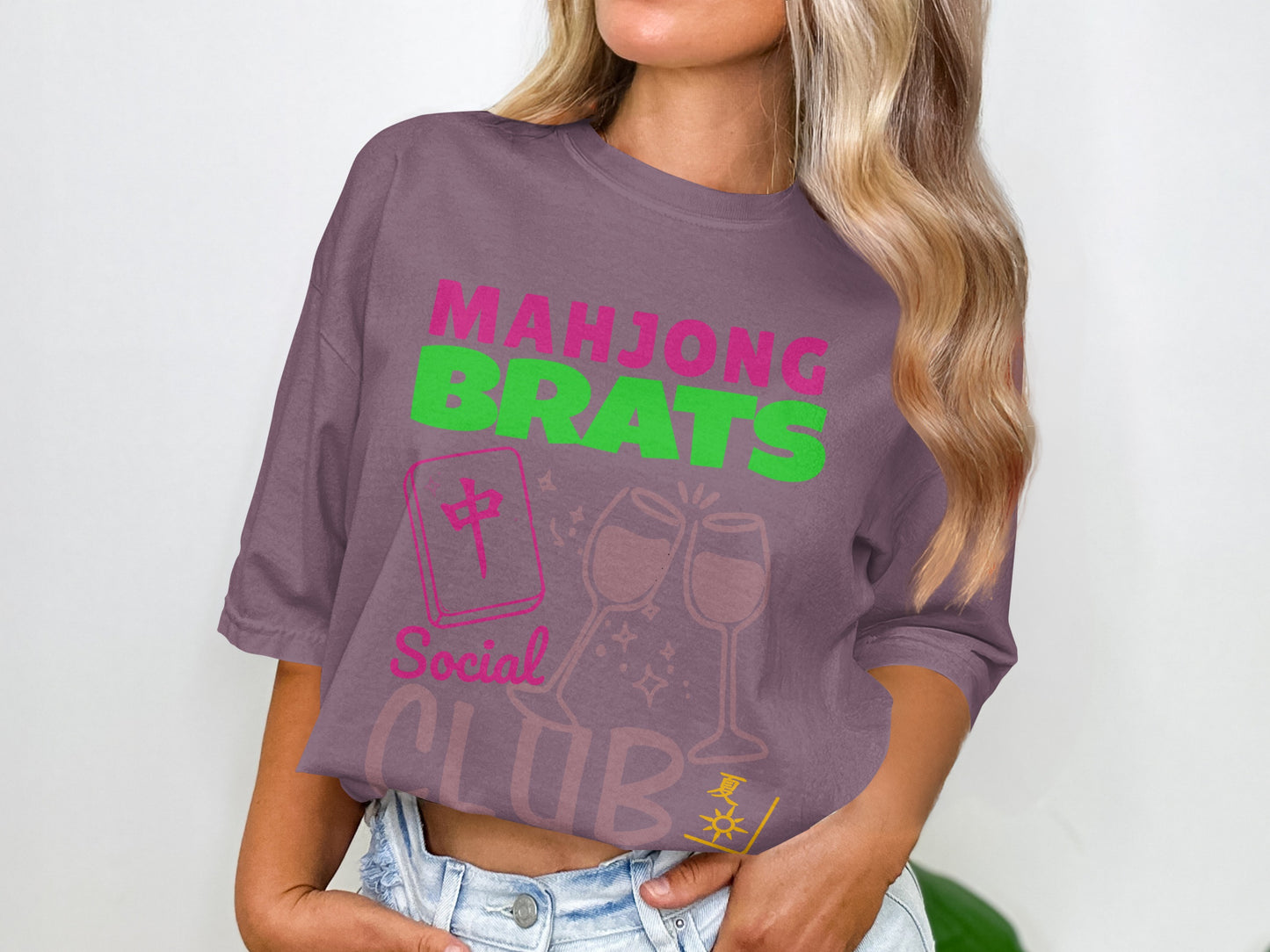 MAHJONG BRATS Social CLUB Graphic Design product type