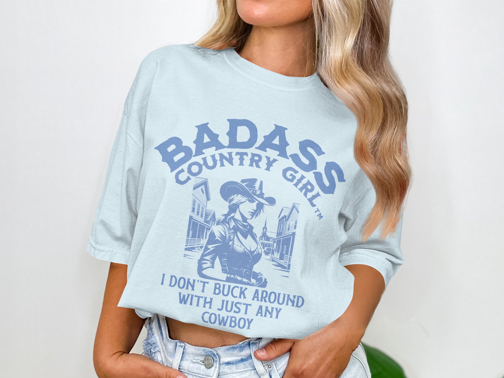 Badass Country Girl Just Any Cowboy Shirt product type
