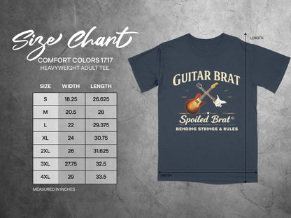 Guitar Brat Spoiled Brat Bending Strings & Rules Tee