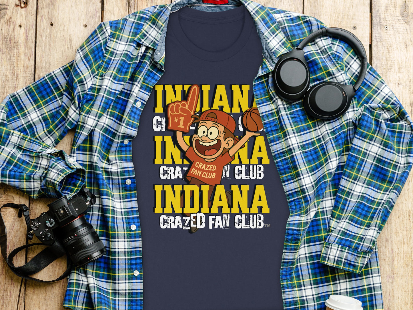 Indiana Crazed Fan Club Graphic Shirt product