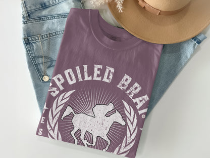 Spoiled Brat Graphic Tee with Horse Rider Print product type