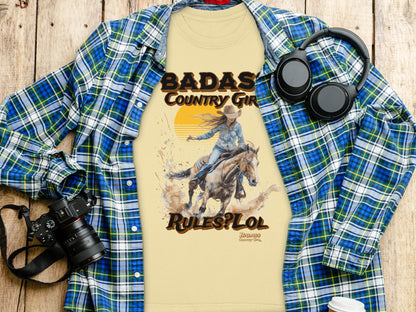 Badass Country Girl Rule Sploi Graphic Shirt product