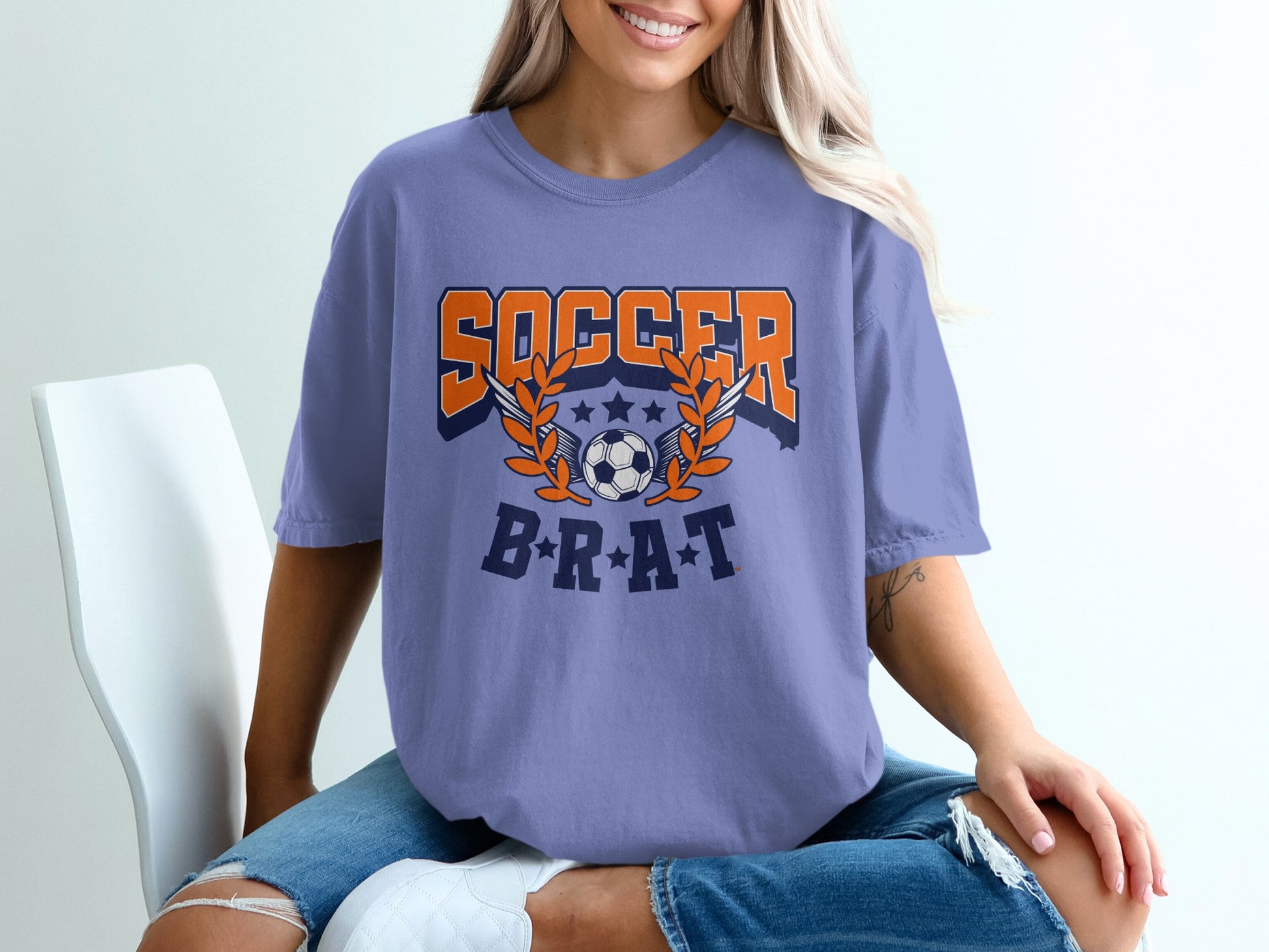 Soccer Brat Graphic Tee Shirt Sports Apparel Product