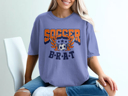 Soccer Brat Graphic Tee Shirt Sports Apparel Product