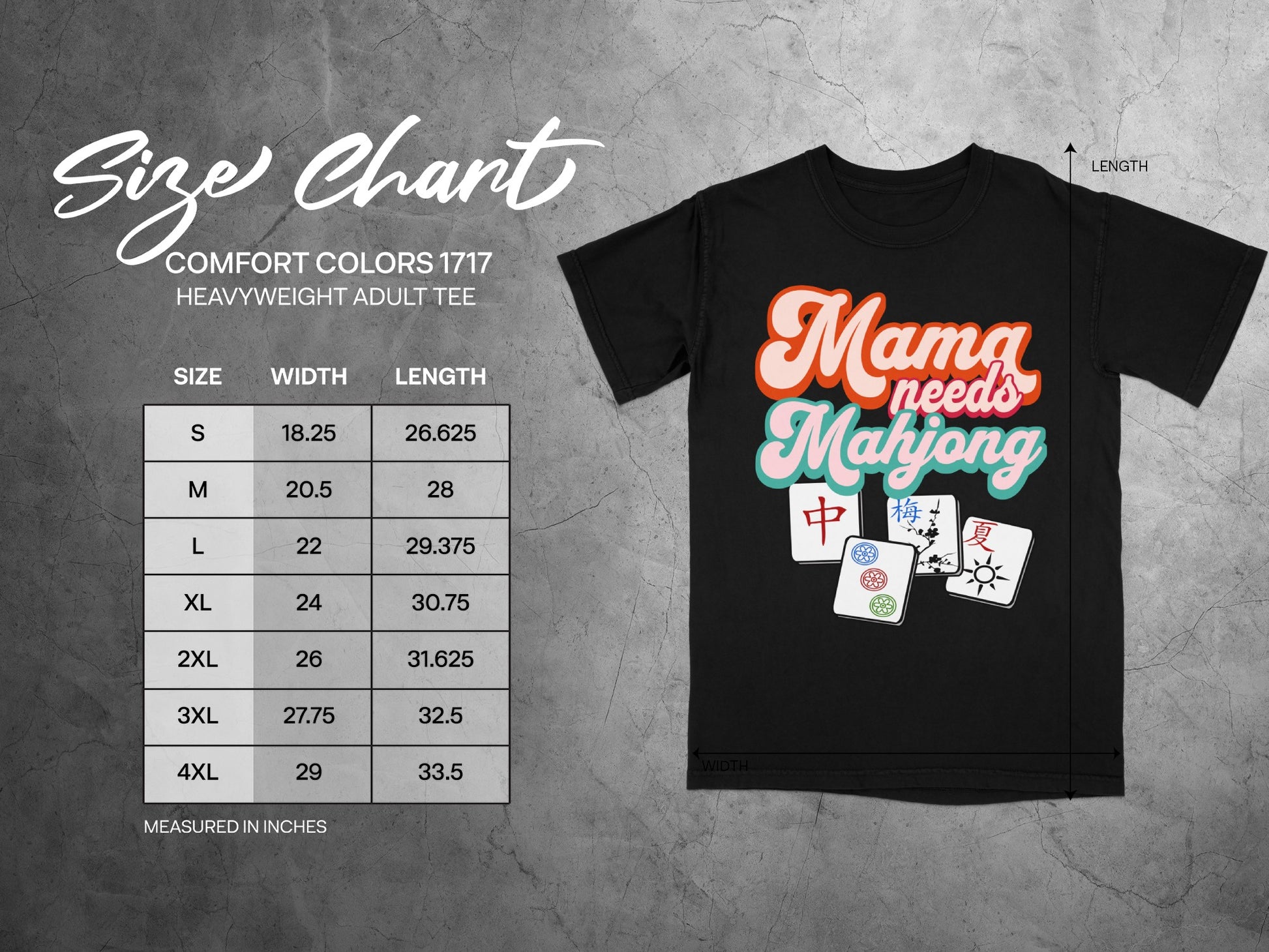 Mama Needs Mahjong Graphic Adult Tee