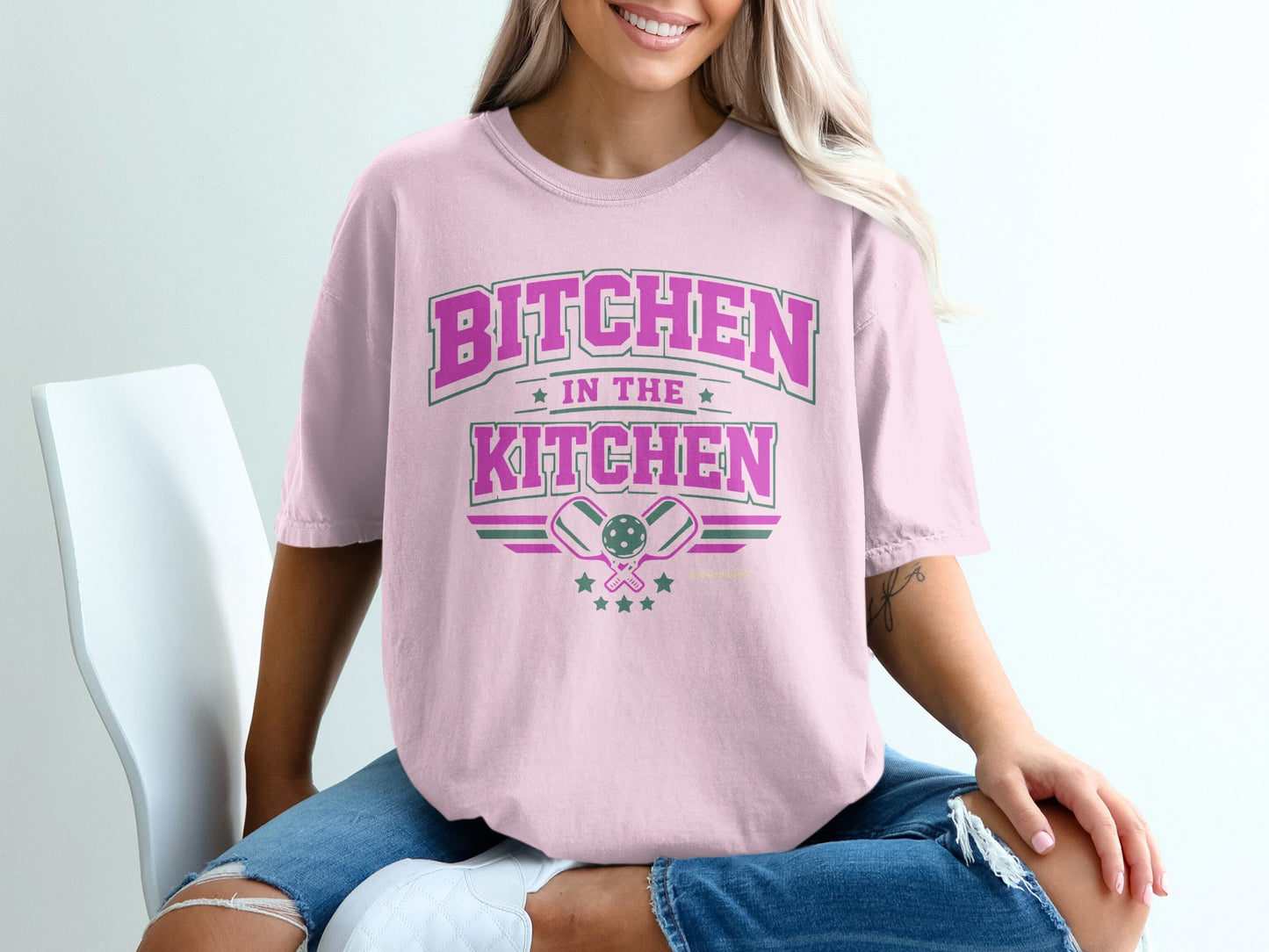 Bitchin in the Kitchen Graphic Comfort Tee Shirt