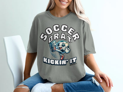 Soccer Brat Kickin' It Spoiled Brat Graphic T-Shirt