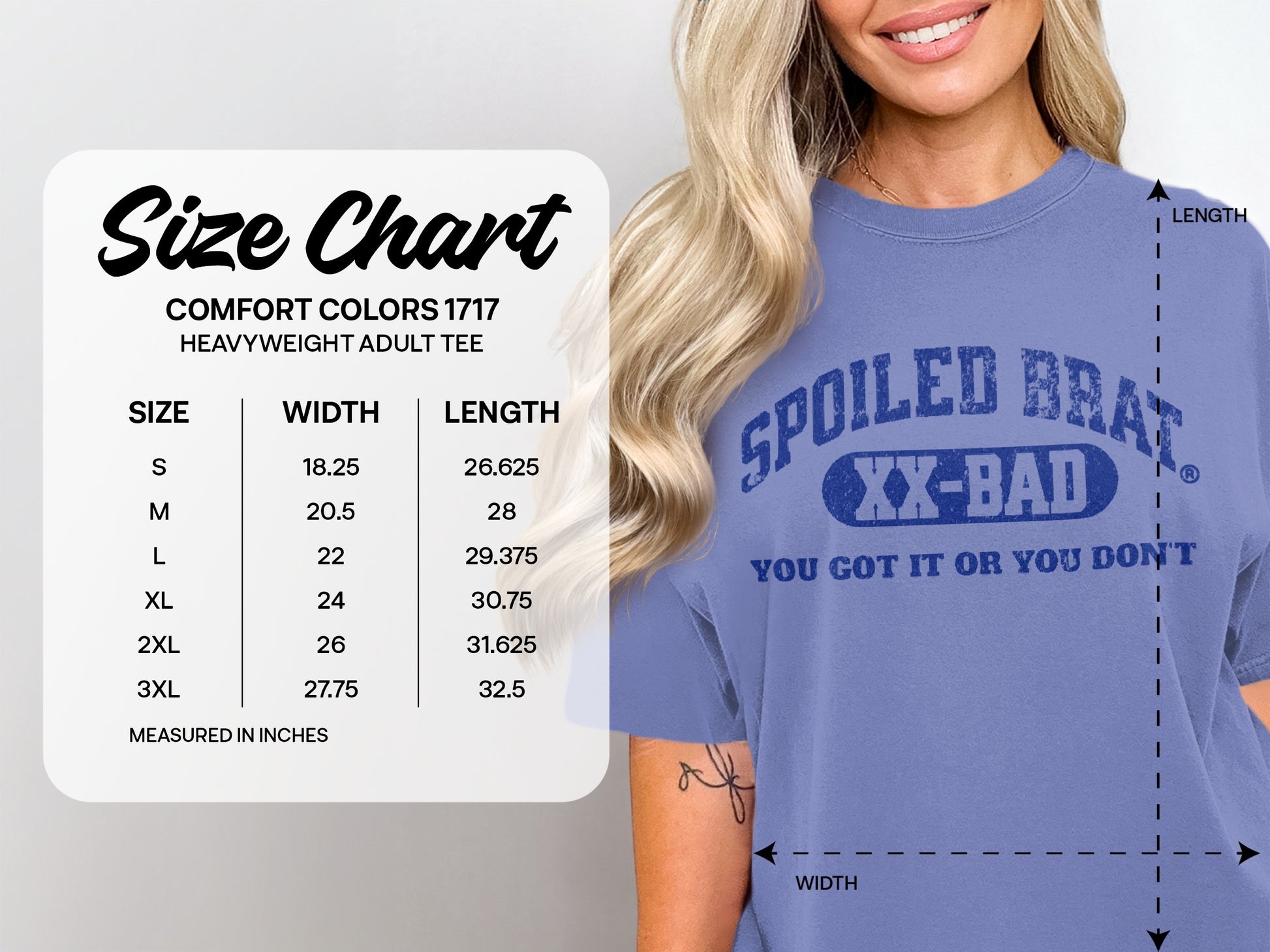 Spoiled Brat XX-BAD You Got It Or You Don't Tee product type