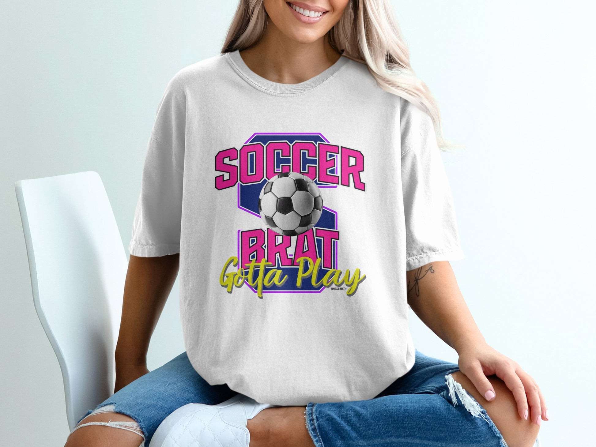 Soccer Brat Gotta Play Graphic Print T-shirt product