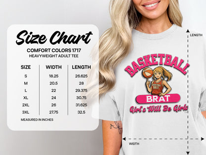 Basketball Brat Girls Will Be Girls Adult Tee product