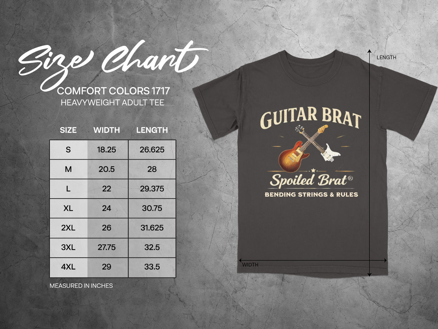 Guitar Brat Bending Strings and Rules T-Shirt