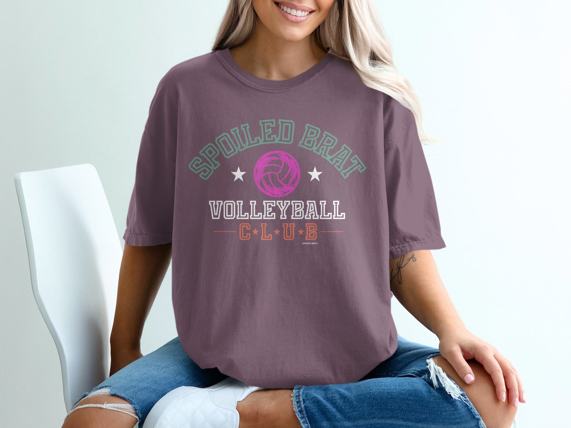 Spoiled Brat Volleyball Club Graphic T-Shirt Product