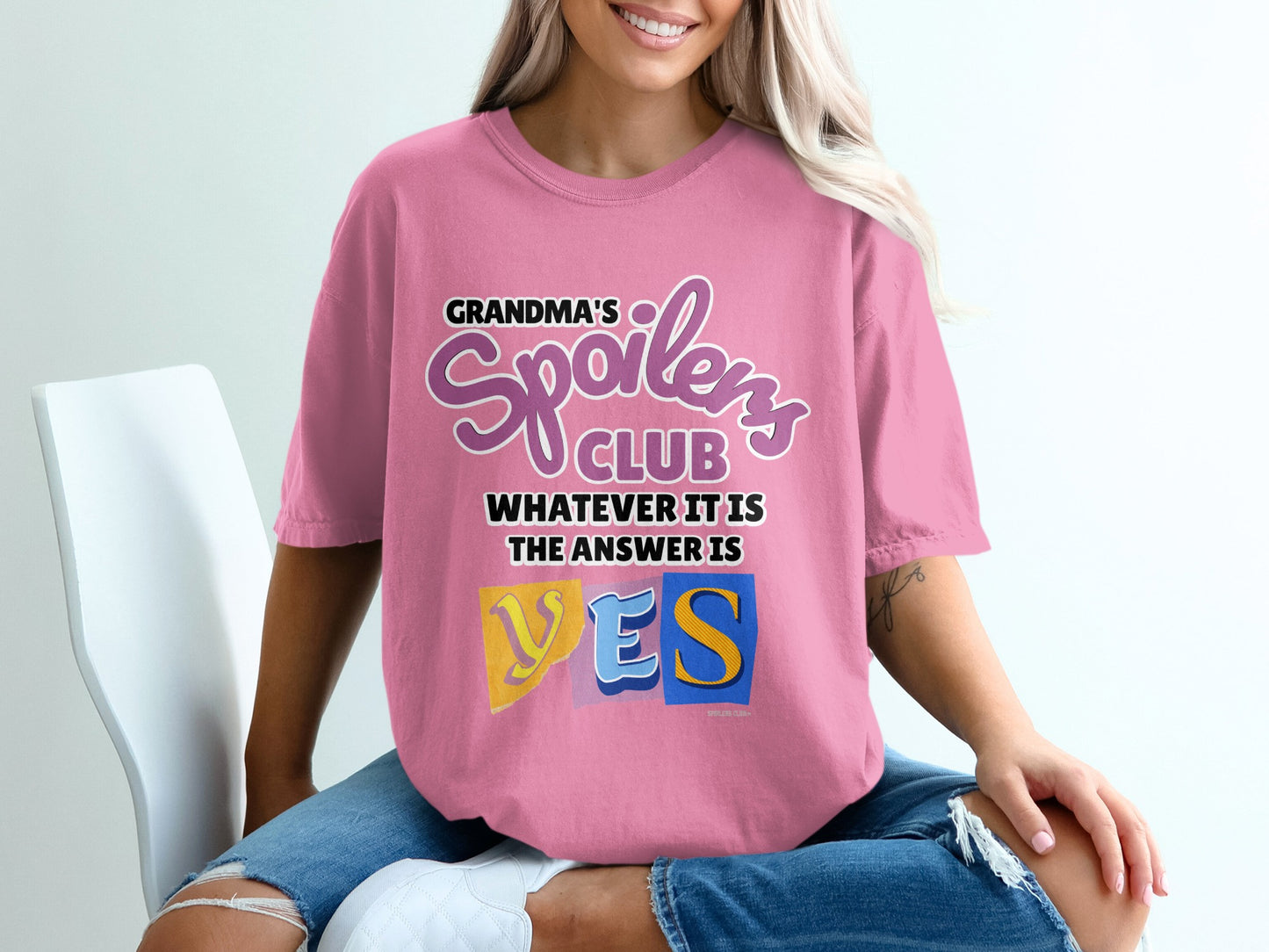 Spoilers Club TM Grandma's Yes Graphic Tee