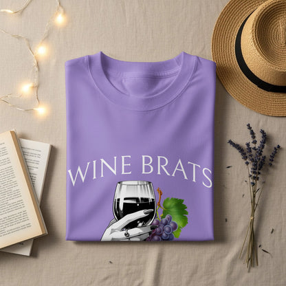 Wine Brats Graphic Design T-Shirt product type