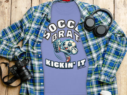 Socc Brat Kickin' It Spoiled Brat Graphic T-Shirt