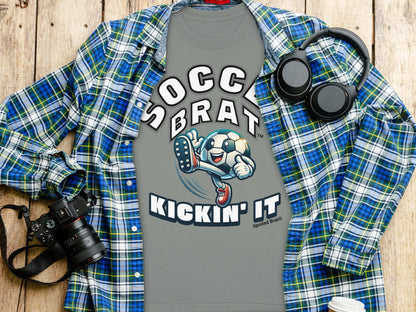 SOCC BRAT Kickin' It Spoiled Brat Graphic Tee Shirt