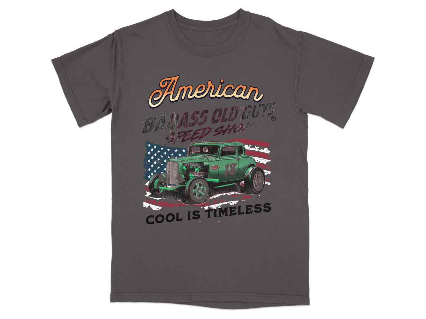 American Badass Old Guys Speed Shop Hot Rod product type