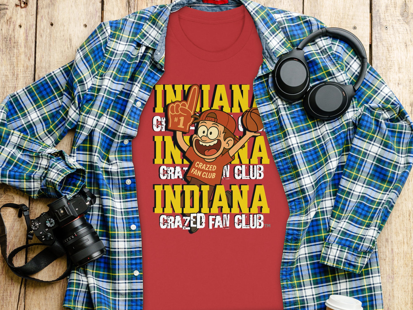 Indiana Crazed Fan Club Shirt Number One Fan product type