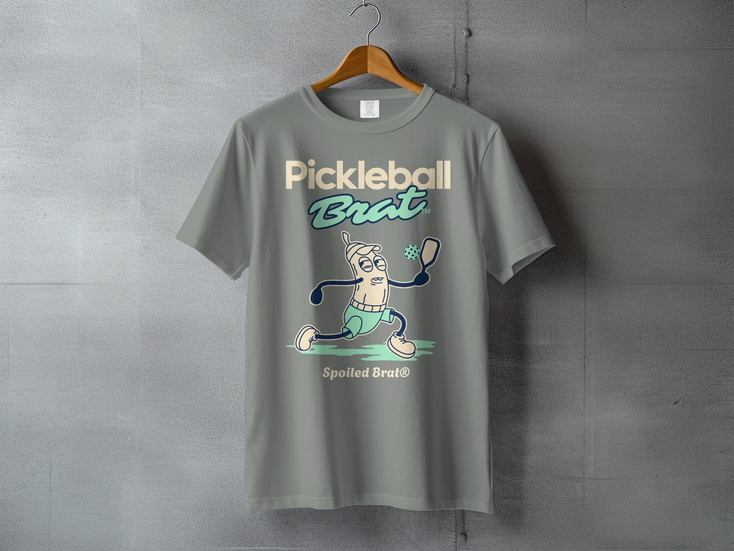 Pickleball Brat Spoiled Brat Graphic T-Shirt